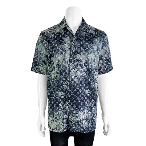 lv tapestry|2021 Tapestry LV Monogram Denim Shirt .